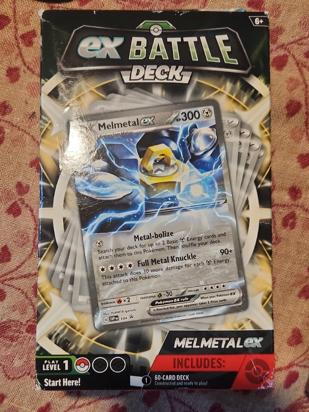 Pokemon EX Battle Deck Melmetal EX - Blue, Silver, Black, Yellow